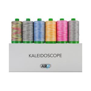 Aurifil Kaleidoscope Collection - 6 40Wt Variegated Threads. Product thumbnail image