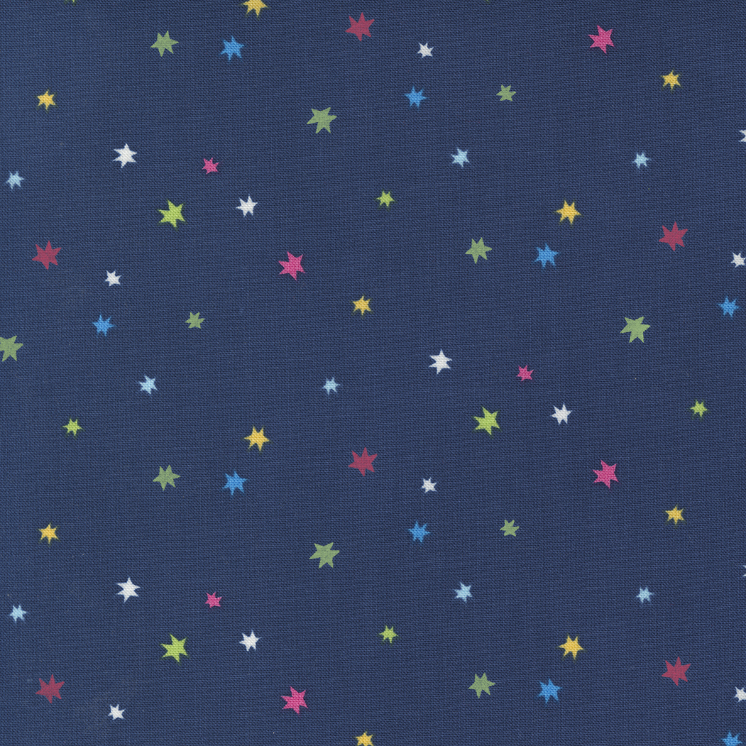 Rainbow Garden Blue Stars