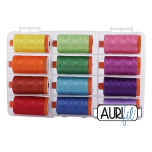 Aurifil Brights - Box of 12 Threads