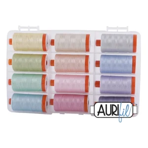 Aurifil Pastel - Box of 12 Threads