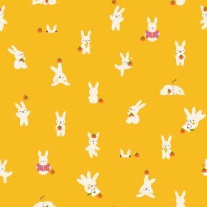 Persimmon Yellow Bunny Fun New!!!