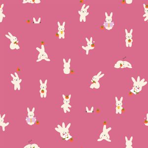 Persimmon Pink Bunny Fun New!!!