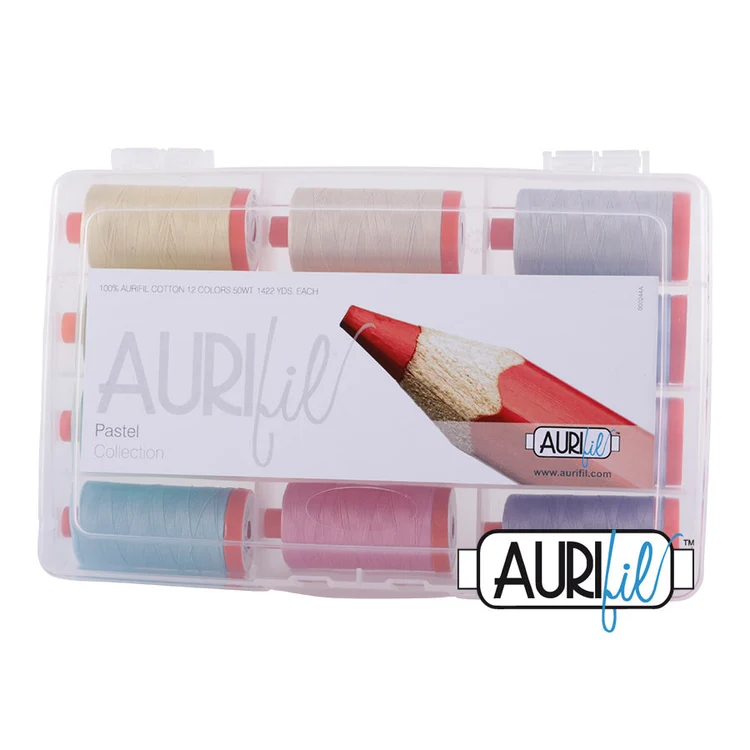 Aurifil Pastel - Box of 12 Threads - Image 2